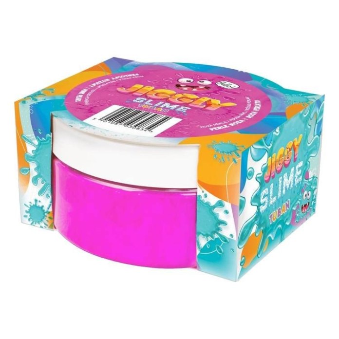 Różowy perłowy slime w pudełku - 200g - masa plastyczna marki Tuban